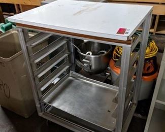 Aluminum Half Height Full Size Sheet Pan Rack