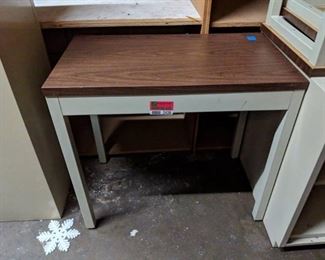 Metal Frame Laminate Top Table