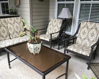 Nice set of patio furniture width tables