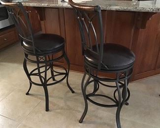 Several bar stools