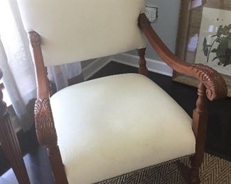 Pair of French style armchairs