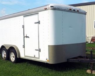 2003, 7' X 14' M & M Double Axle Box Trailer, Vin# 4ASES14203S036721, 2 5/16" Ball