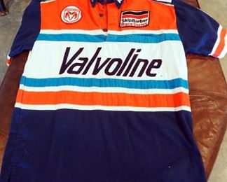 Authentic Skip Barber Race Series Valvoline Pit Crew Shirt, Size Large