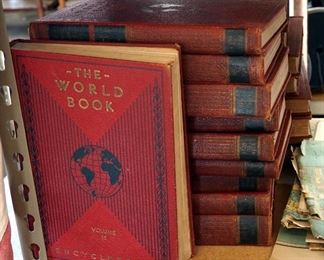 The World Book Encyclopedia Set, Maps; World Map, Harrison, Holt Counties And Gentruy Counties And More