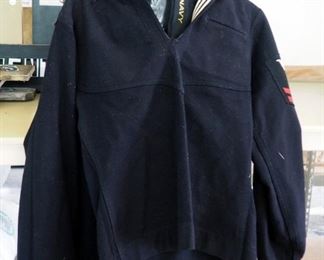 Pre World War II Naval Uniform Includes Hat Slacks, And Blouse