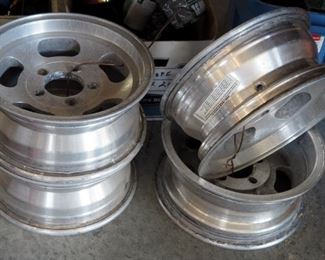 American Racing, Aluminium 13" X 5.5" Slotted Wheel ,4.5, 5 Lug Bolt Pattern Qty 4