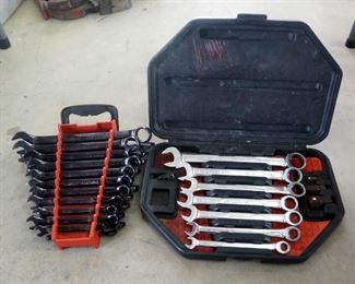 Ace Gear Wrench Metric Ratcheting Wrench Set,Including Case And Popular Mechanics Standard And Metric 22 Piece Wrench Set