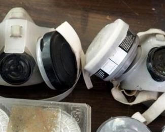 Niosh Resperator Masks Qty 2 With New With Additonal Filter Cartridges New In Package