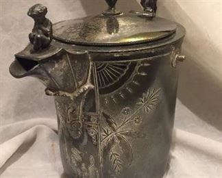 Antique Silver plated pitcher