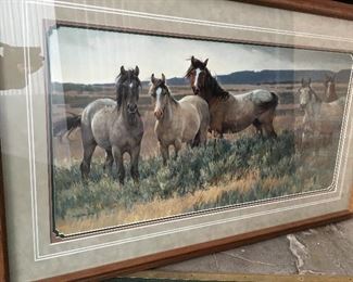 Collectible Limited Edition Print, Nancy Glazier ART 'Amazing Grays II' 185/1500, signed and verified by artist