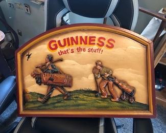Vintage Guinness bar sign 