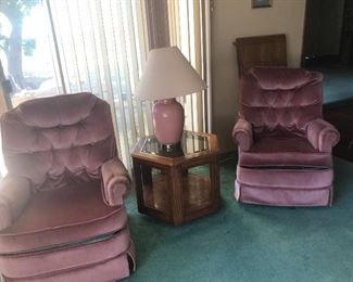 Two chairs. Vintage chairs.