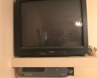 TVs. DVD player.