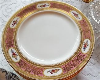 Gilt and Bouquet Plates