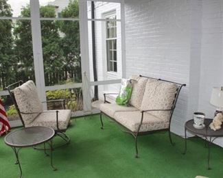 Like new Woodard patio furniture.  