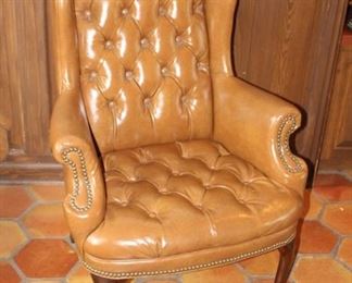 Leather chair.  