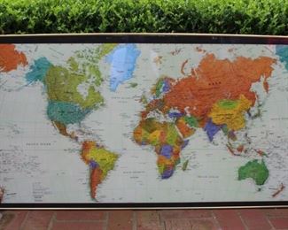 Map with nice frame and great colors.  