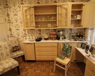 The kitchen is full of nice things.  