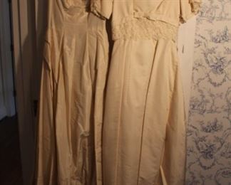 Vintage formal gowns. 