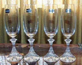 Mikasa Crystal Flutes