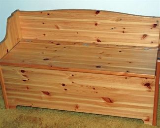 Pine Bench & Chest Combo