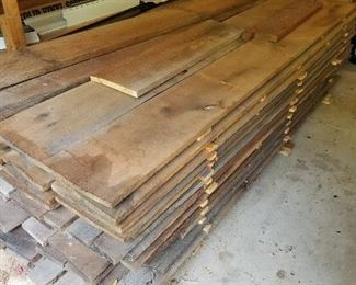 100 pieces or so of cherry wood lumber