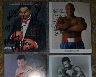 SIGNED WORLD CHAMPS 8X10 PHOTOS.  I ALSO HAVE MULTIPLE SIGNED MOVIE STAR PHOTOS.