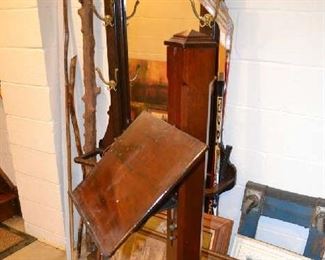 1850 CHURCH STAND.  VERY HEAVY & TALL.