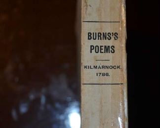 1786 Robert Burns Collection of Poems, Kilmarnock 1st Edition BEFORE IT WAS SENT TO THE BOOK MAKER.