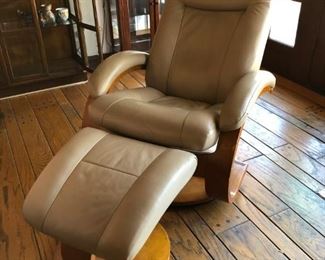 Arm Chair and Ottoman
