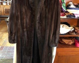 Full Length Black Mink Coat