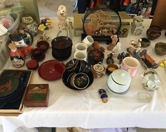 More Japanese and other pieces of china 