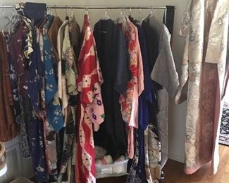 Fine silk kimonos