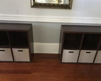 Two storage units