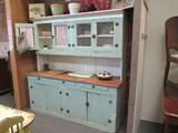 Antique Kitchen Hoosier Cabinet Set