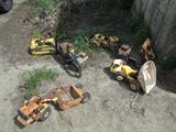 Rusted Tonka Yard Art