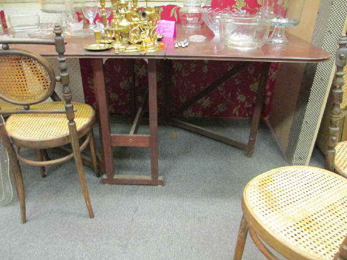 Antique Gate Leg Drop Leaf Table- Unique Piece- Priced to sell