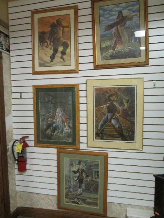 Heinz Gaugel - Signed Art Pieces-- Retailed $250 each. My price $125 each or the entire collection $550.
