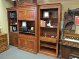 Bernhardt Library Entertainment Center  3 Piece