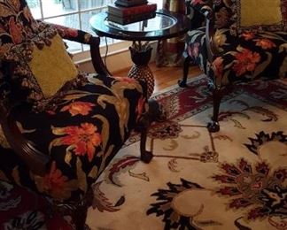Pair of large arm chairs