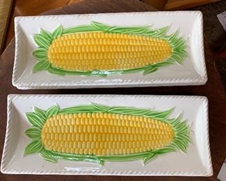 Vintage Japan corn dishes