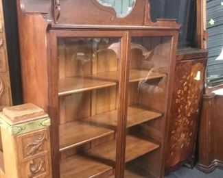 Antique Oak Bookcase 