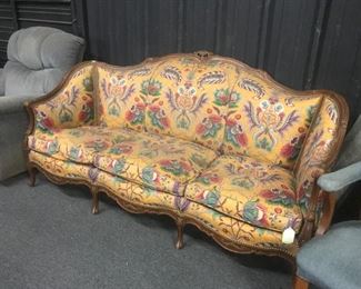 Ornate Upholstered Parlour Sofa 