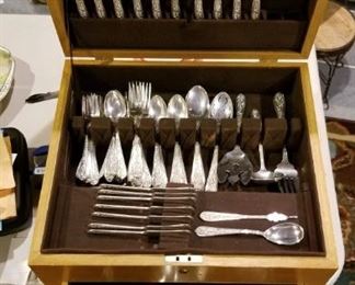 Stieff "Courage",  Sterling Silver, 73 Pieces