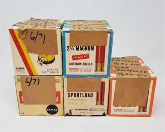 404: Approx. 250 rds. Of Apparent Reloaded 12 Ga. Shotshells
Eight boxes of apparent Reloaded 12ga. ShotShells