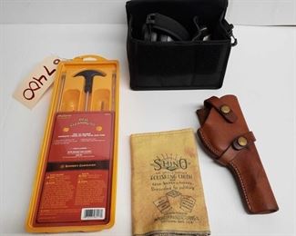 7400: Rifle Cleaning Kit, Polishing Cloth, Holster, and Range Ear Protection
Rifle Cleaning Kit, Polishing Cloth, Holster, and Range Ear Protection (Titus)