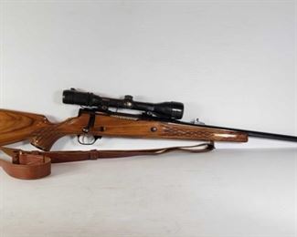 297: Nikko Golden Eagle Model 7000 Bolt Action .375 H&H Mag Rifle
Serial Number: N023170
Barrel Length: 26.75"
California Transfer Available. Ca and out of state shipping available to your local FFL. Buyer is responsible for checking local laws before bidding.