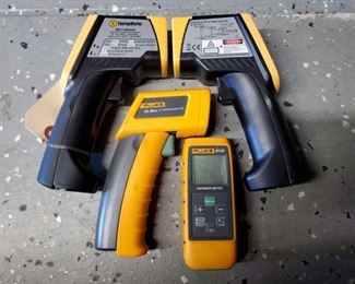 7326: Three Laser Thermometers and Laser Distance Meter
Three Laser Thermometers and Laser Distance Meter