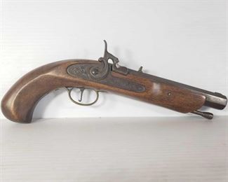 502: Jukar Black Powder Pistol, No FFL Required
Serial Number: 095569 Barrel Length: 7"