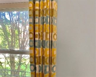 Custom contemporary draperies for sale!